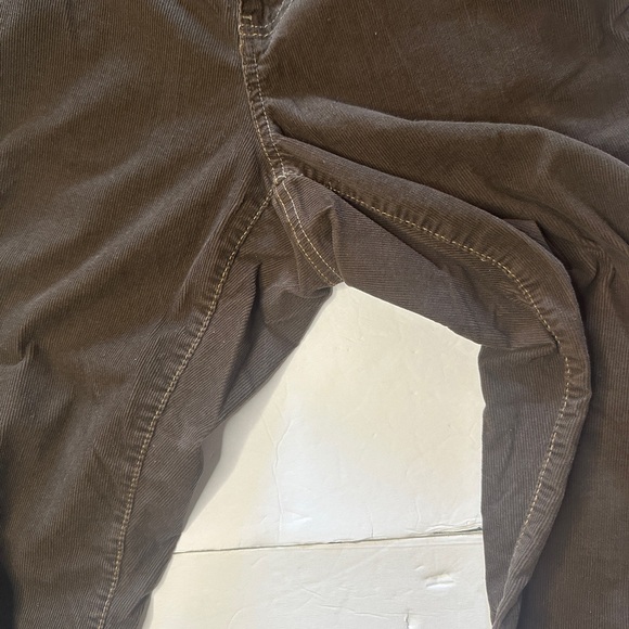 Vintage Y2K Brown corduroy Low Rise Boot Cut Pants Size 14 - Picture 9 of 12